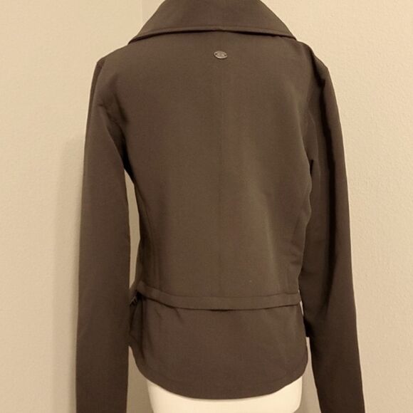 Athleta on the move olive green motto jacket size large. - Picture 2 of 12